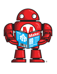 Makey, the Maker Faire robot mascot